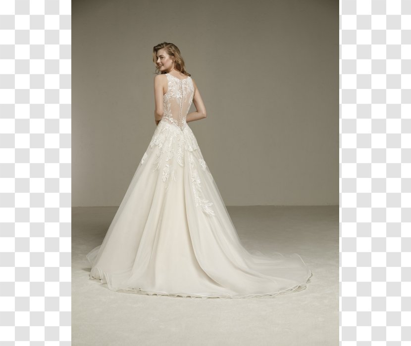 Dress Bride Wedding Gown Pronovias - Bridal Accessory Transparent PNG