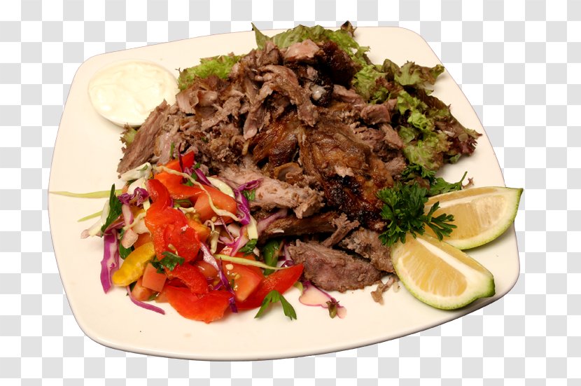 Shawarma Kebab Beef Steak Lamb And Mutton - Dish Transparent PNG