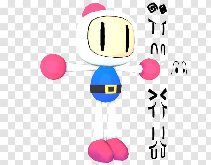 Super Bomberman R 64: The Second Attack Hero - Smile - Topknot Transparent PNG