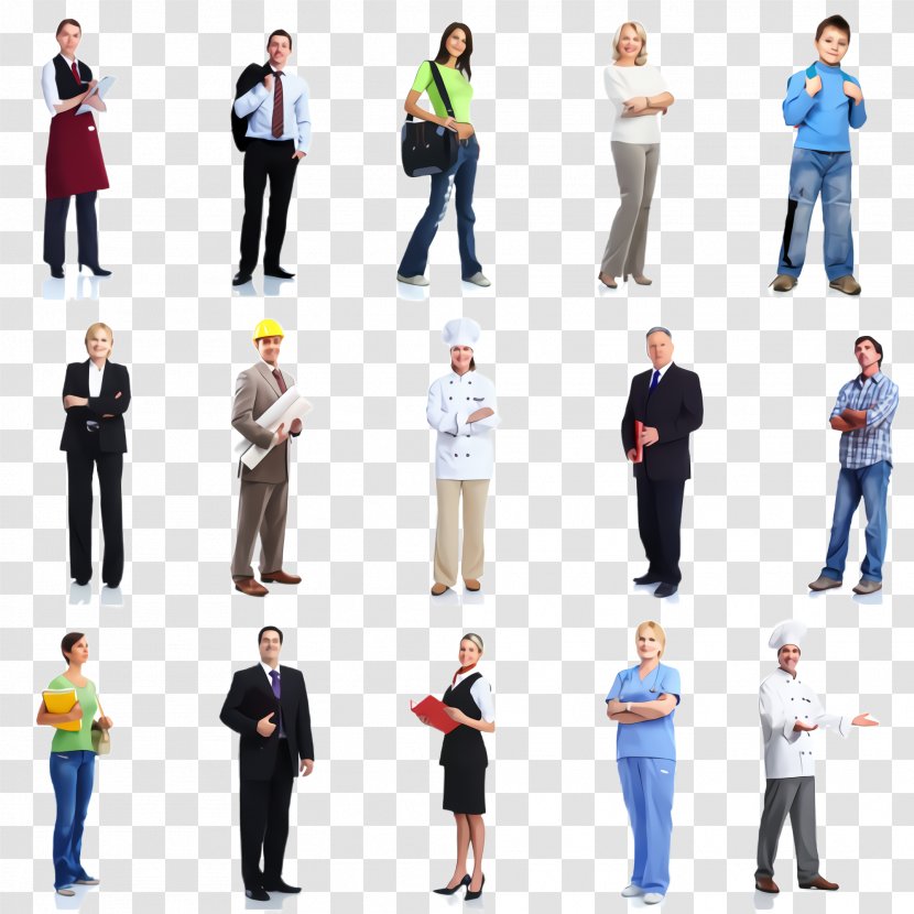 People Standing Recruiter Businessperson Gesture Transparent PNG