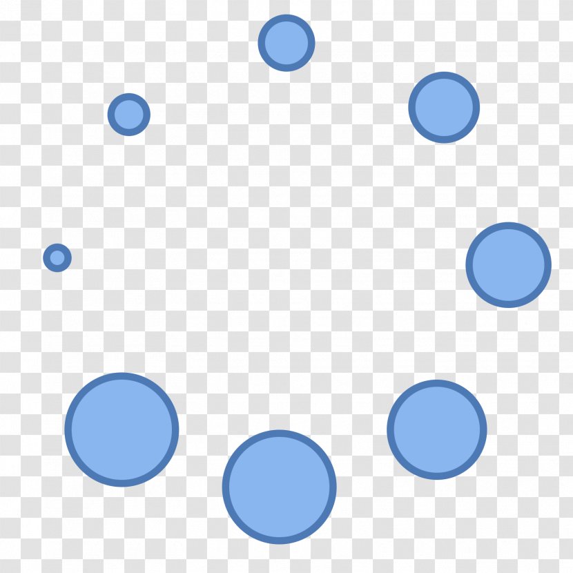 Circle Symmetry Pattern - Microsoft Azure - Spinner Transparent PNG