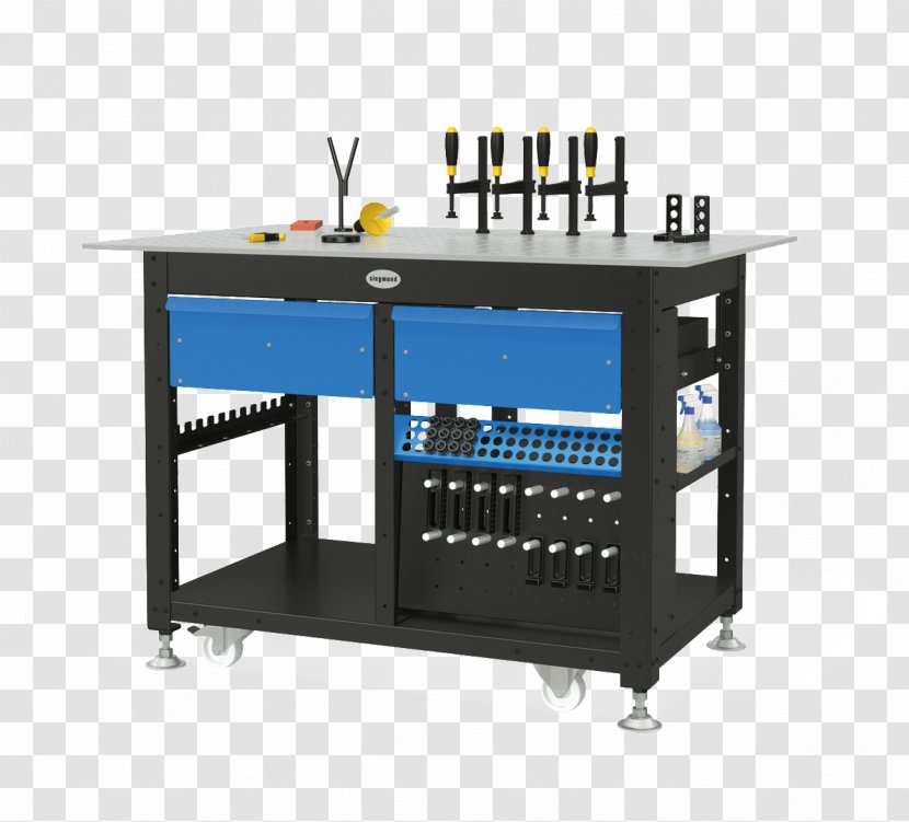 Workstation Machine Welding Tool Table - Jig - Surface Level Transparent PNG