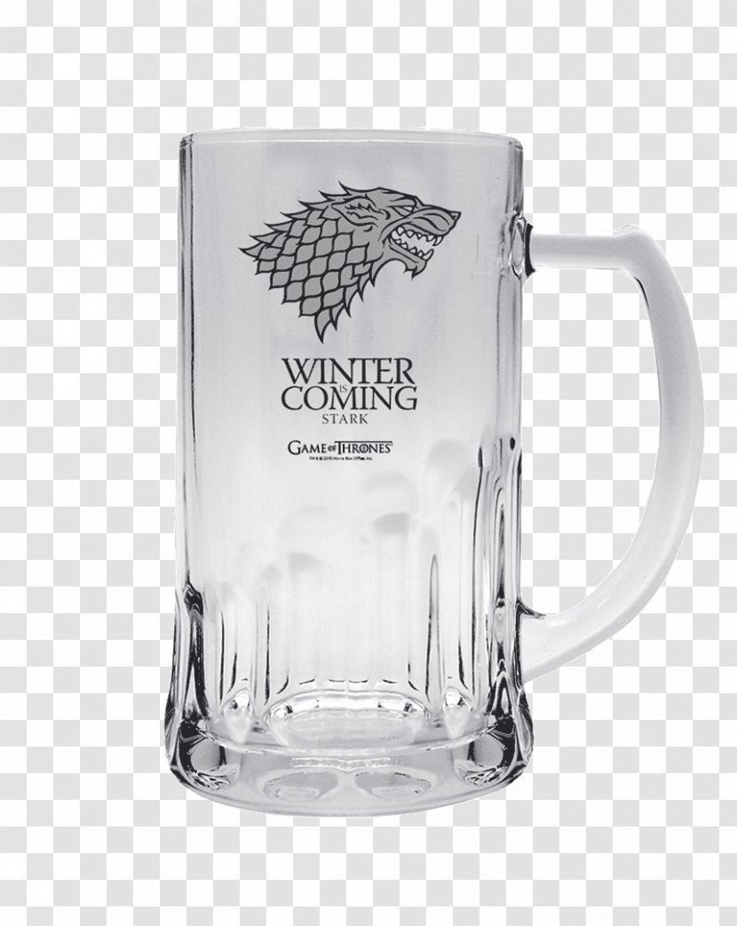 Daenerys Targaryen House Stark Game Of Thrones - Highball Glass - Season 1 Jon Snow Winter Is ComingHouse Transparent PNG