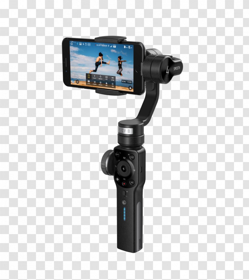 Zhiyun Gimbal Smartphone 240° Rotation Filmmaking Camera - Photography - Dolly Zoom Transparent PNG