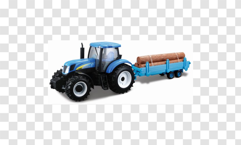 Tractor New Holland Agriculture Bburago Die-cast Toy 1:32 Scale - Farm Transparent PNG