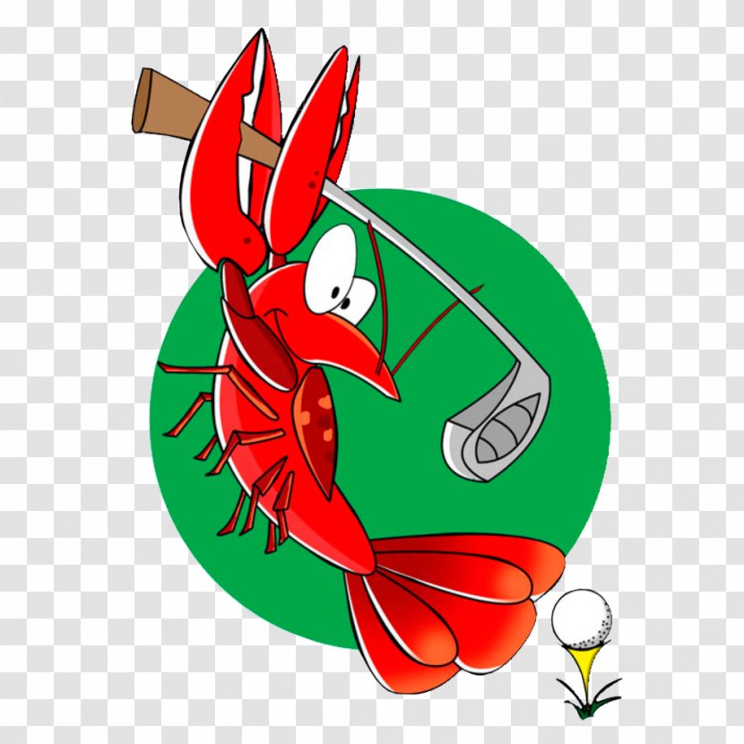 Golf Lobster Crayfish Clip Art - Heart Transparent PNG