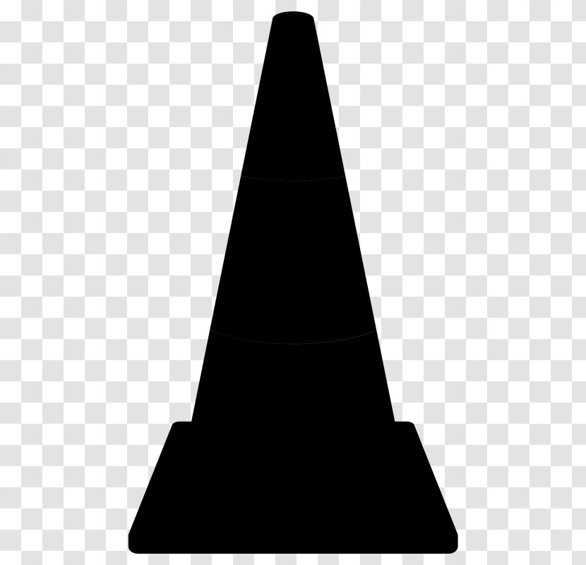 Black & White - Rectangle - M Triangle Cone Product Design Transparent PNG