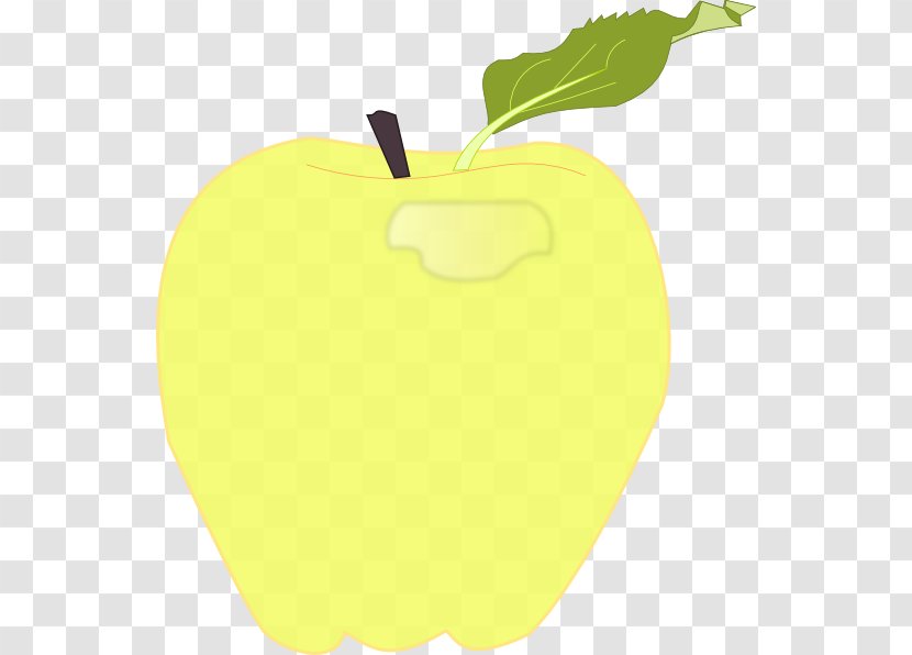Yellow Apple Green Red Color - Food Transparent PNG