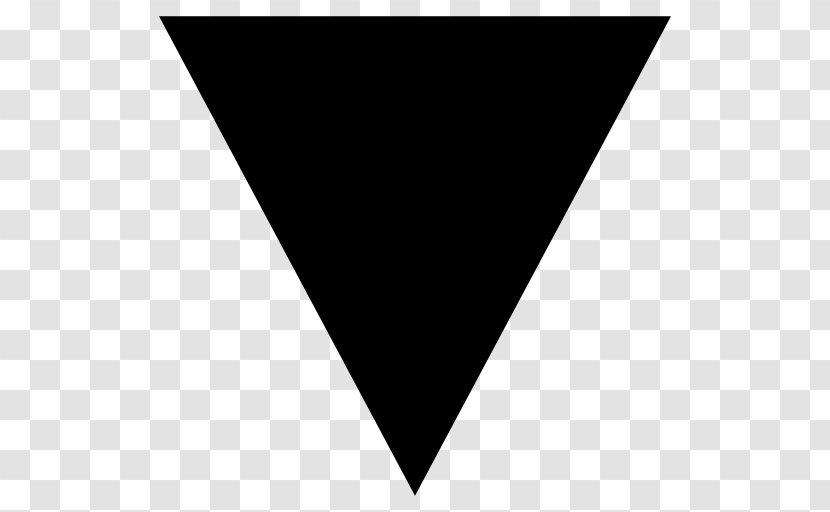 Black Triangle - Diagram Transparent PNG