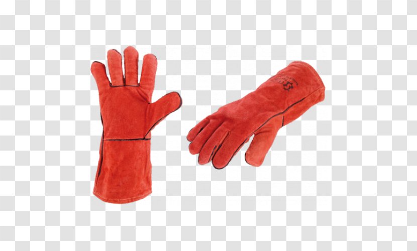 Glove Welder Welding Leather Workwear - Polyvinyl Chloride - Gloves Transparent PNG