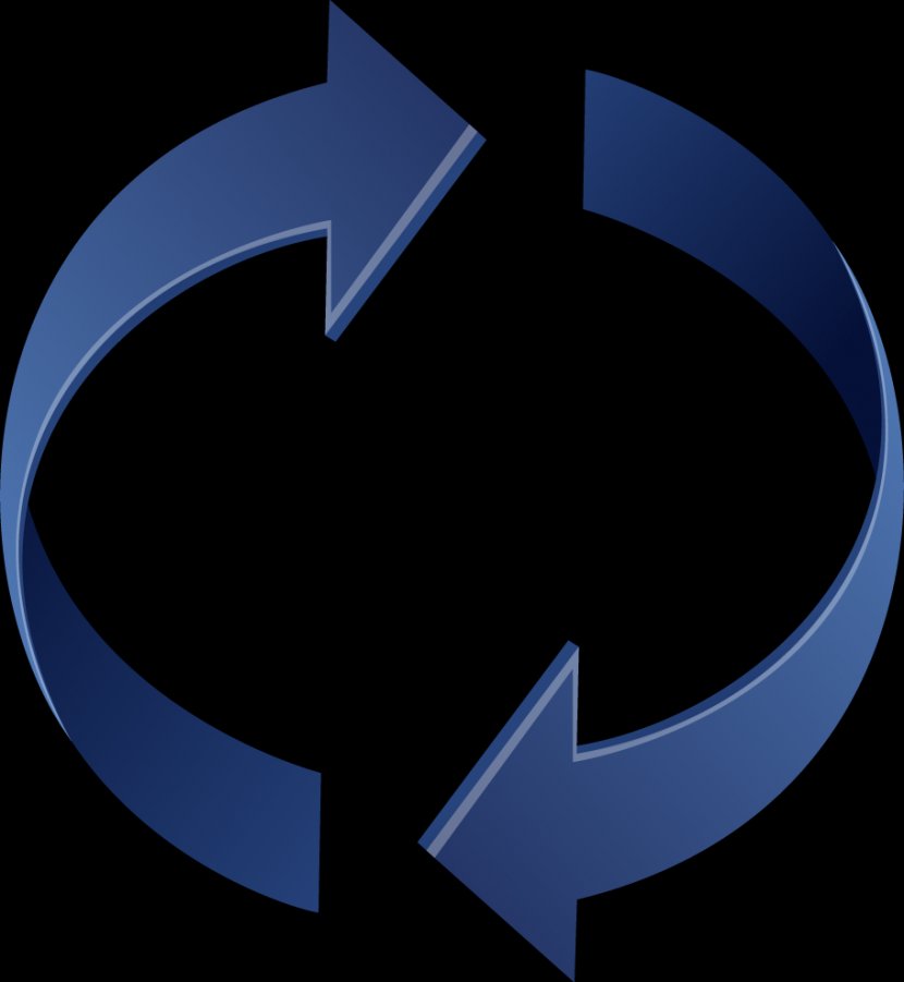 Clip Art Arrow Image - Symbol - Blue Transparent PNG