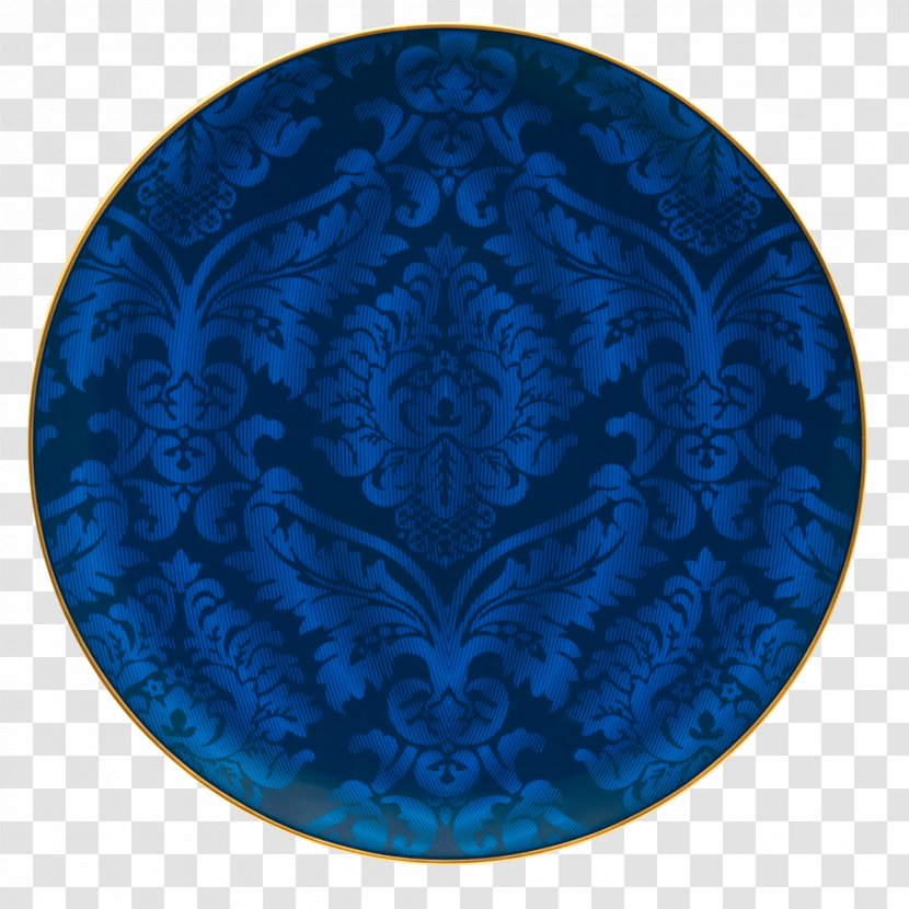Cobalt Blue Aqua Turquoise Plate - Tableware Dishware Transparent PNG