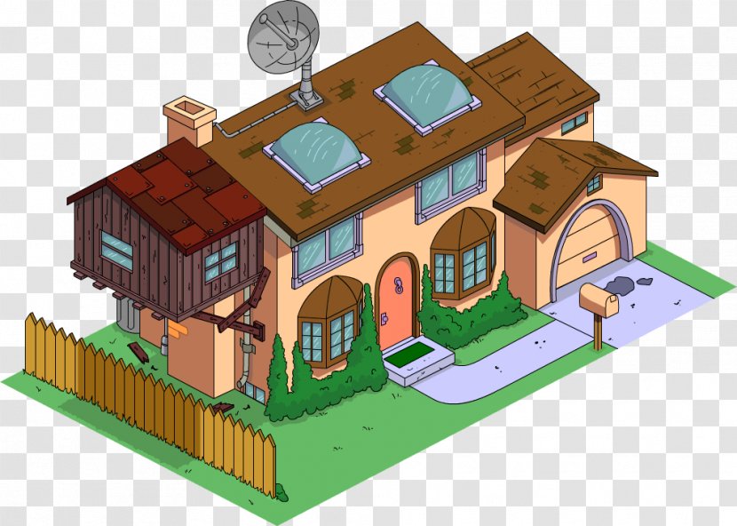 The Simpsons: Tapped Out Ralph Wiggum House Bart Simpson Lisa - Elevation - Farmer Transparent PNG