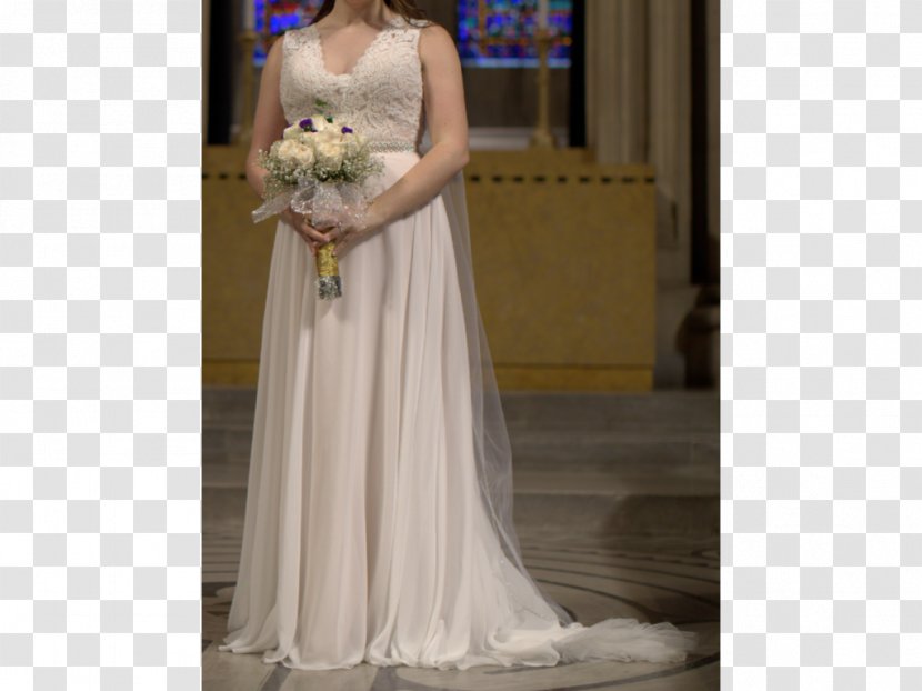 Wedding Dress Bride Clothing - Heart - Blush Floral Transparent PNG