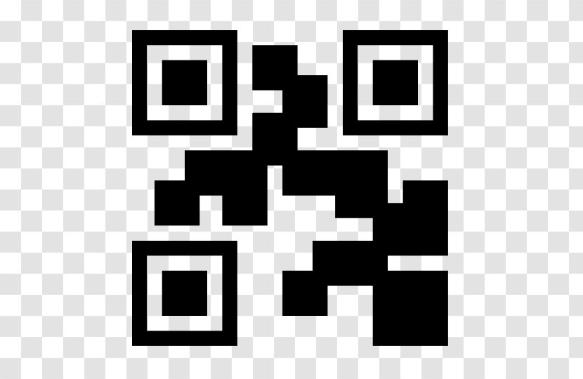 QR Code Barcode 2D-Code - Black Transparent PNG