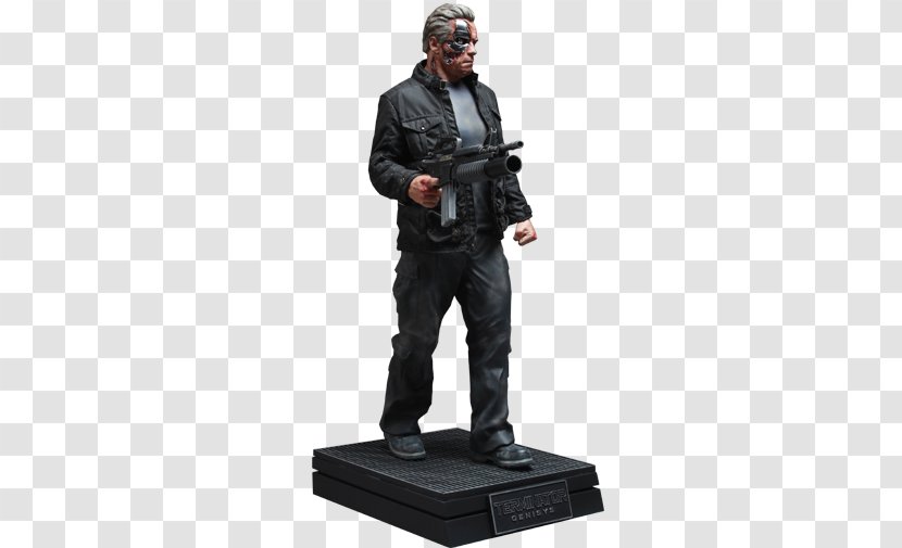 Mercenary Figurine - Terminator Genisys Transparent PNG