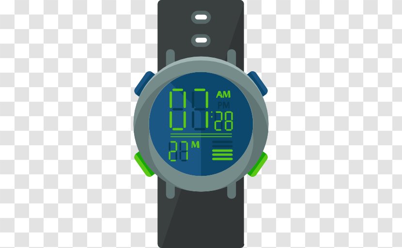 LG Watch Style Icon - Digital Clock - A Transparent PNG