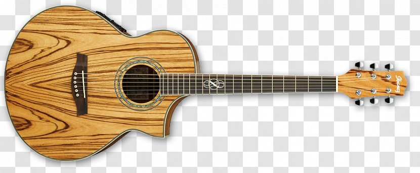 Ibanez Exotic Wood Series AEW40 Acoustic Guitar Acoustic-electric Cutaway - Heart Transparent PNG