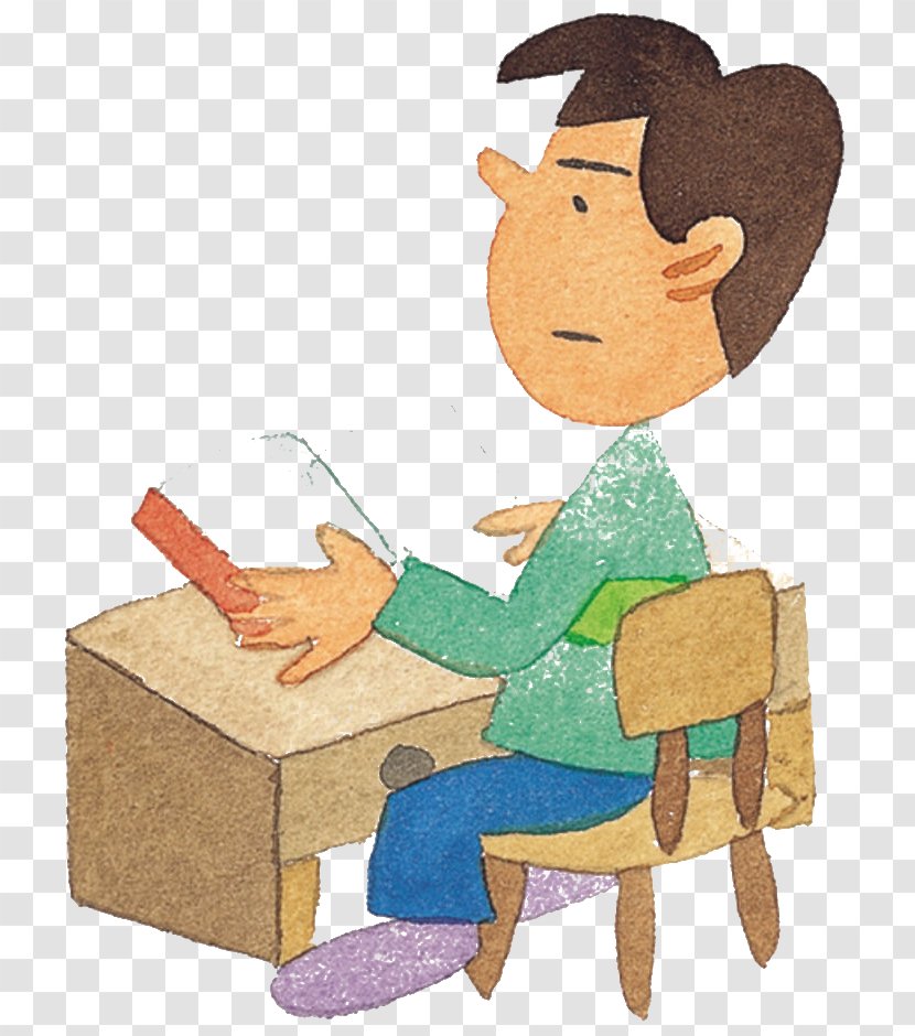 Table Student Learning Child Illustration - People Learn Transparent PNG