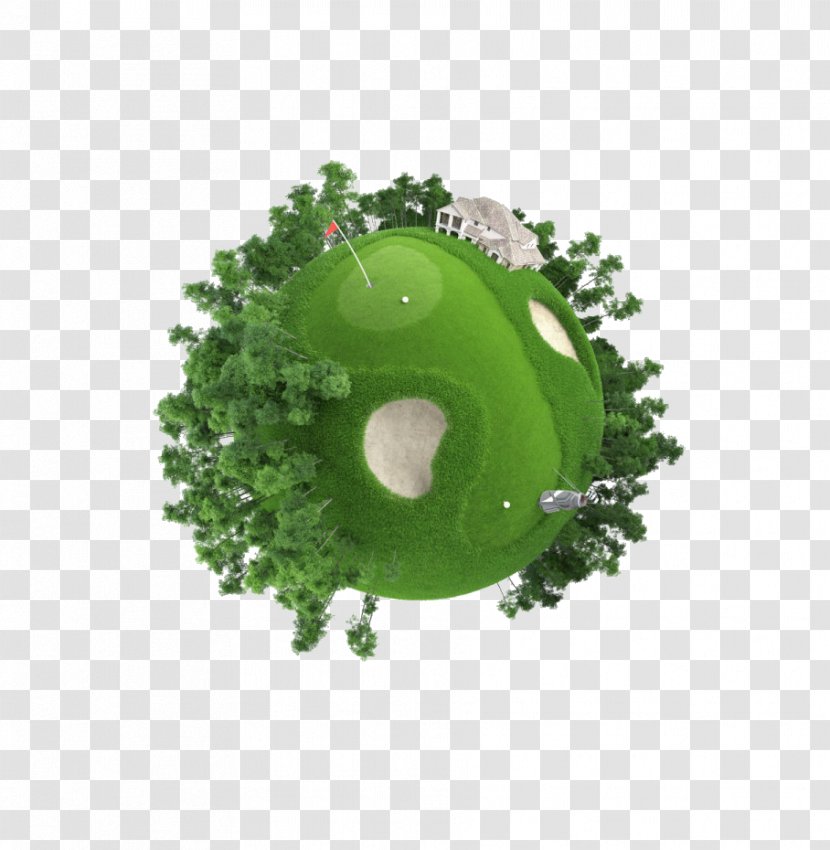 Golf Course Microsoft PowerPoint Caddie Ball - Grass Transparent PNG