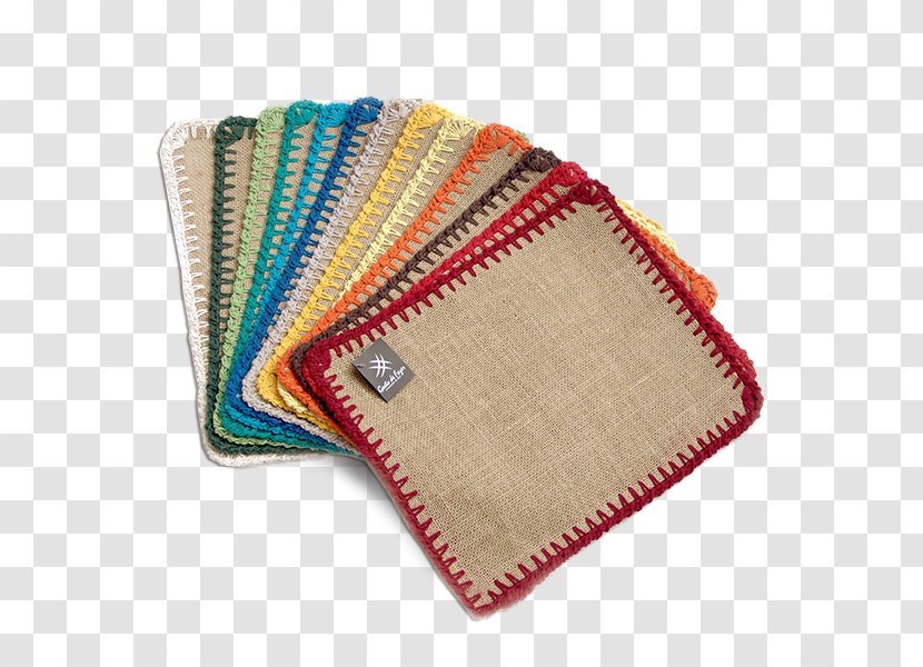 Textile Table Place Mats Corchorus Capsularis Crochet Transparent PNG