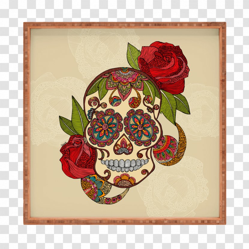 Calavera Wall Decal Day Of The Dead Skull - Printing Transparent PNG