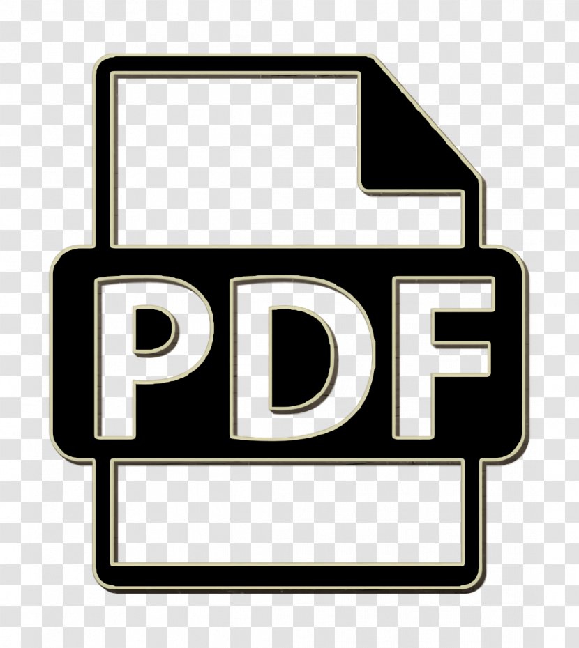 Interface Icon Pdf File Format Symbol - Formats Text - Rectangle Transparent PNG
