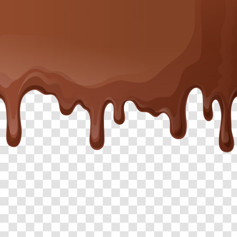 Chocolate Bar Hot Milk - Text - Material Sliding Down Sauce Transparent PNG