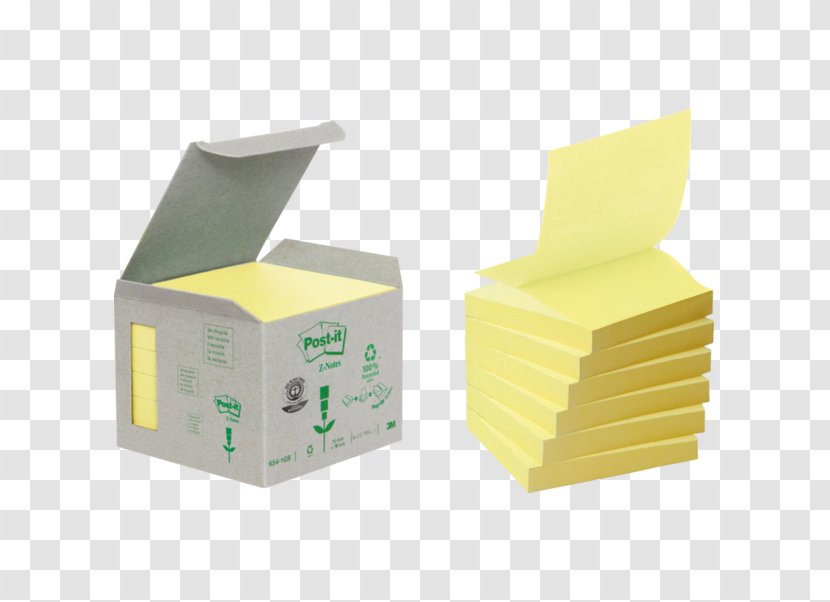 Post-it Note Paper Recycling Adhesive Autoadhesivo - Color - Recyclingpapier Transparent PNG