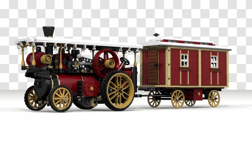 Steam Engine Motor Vehicle Lego Ideas Trains - Tractor Transparent PNG