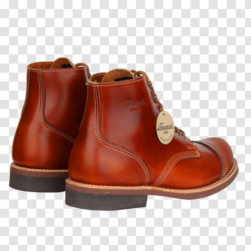 Boot Leather Dodgeville Cognac Shoe - Walking Transparent PNG