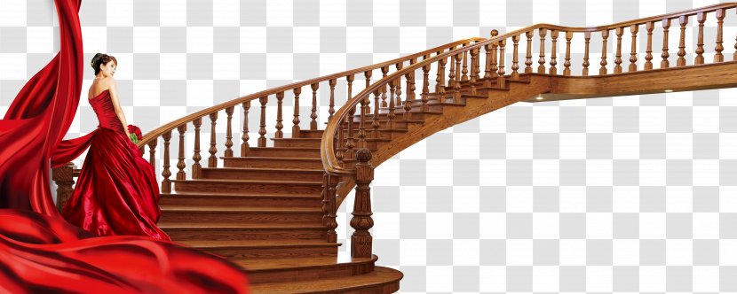 Stairs Lung - Wood - Brown Transparent PNG