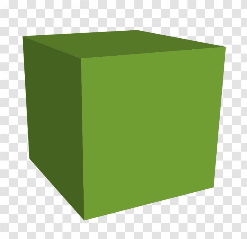 Square Angle Green - Table - Cube Photos Transparent PNG