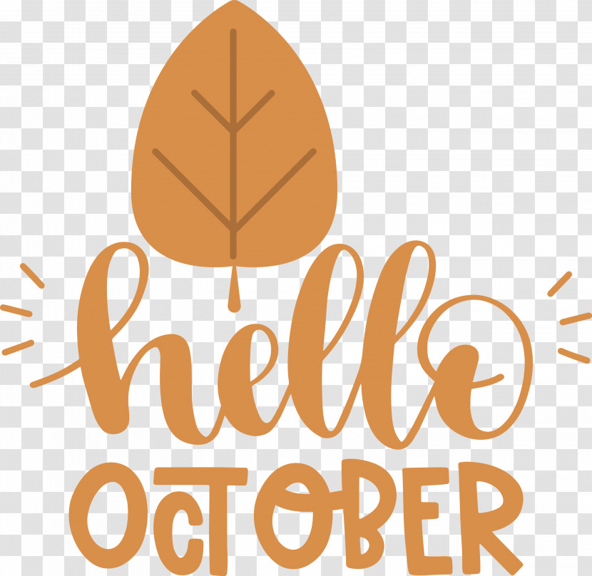 Hello October October Transparent PNG