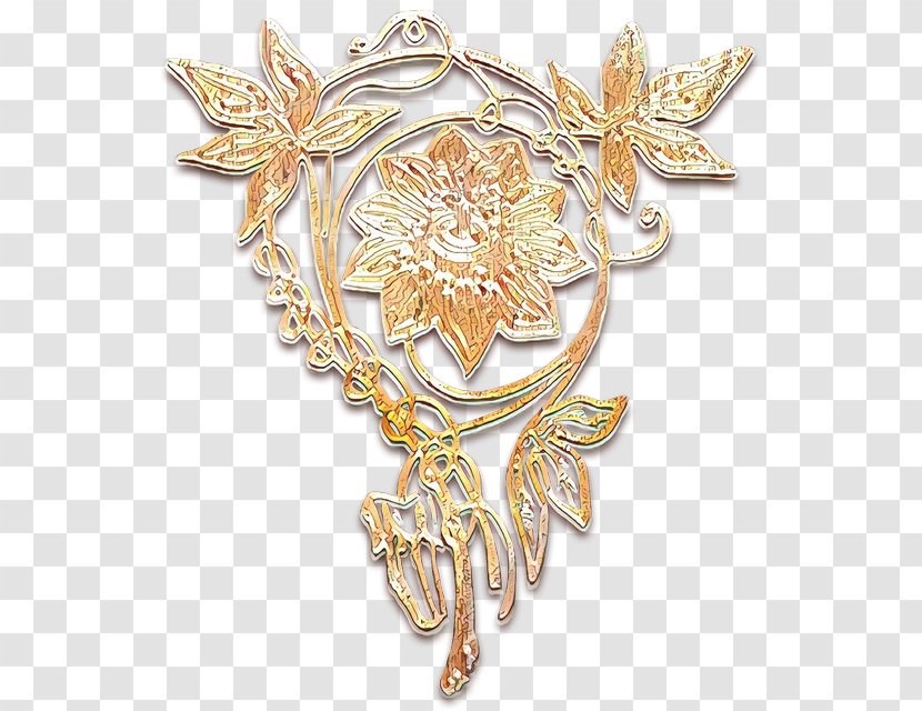 Brooch Jewellery Fashion Accessory Body Jewelry Leaf - Gold Metal Transparent PNG