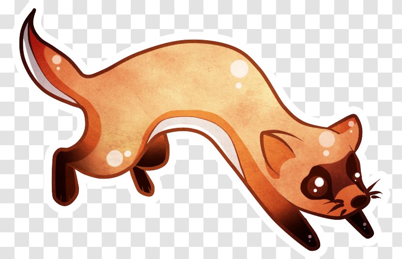 Whiskers Red Fox Cat Clip Art Transparent PNG