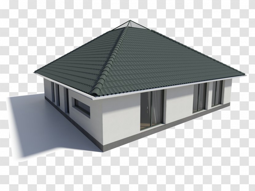 Prefabricated Building House Roof Single-family Detached Home Hausbau - Property Transparent PNG