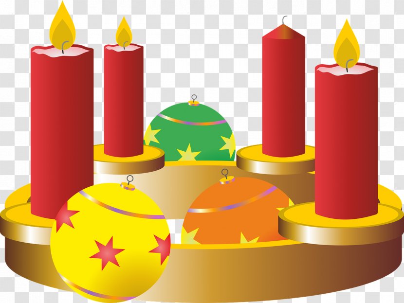 Candle Advent Wreath Christmas Clip Art - Ein Lichtlein Brennt Transparent PNG