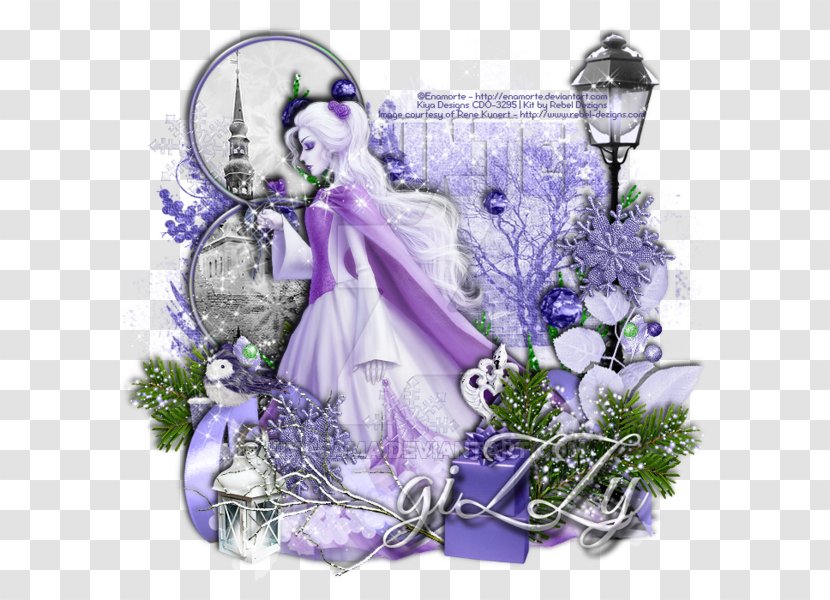 Floral Design Lilac Fairy Cut Flowers Transparent PNG