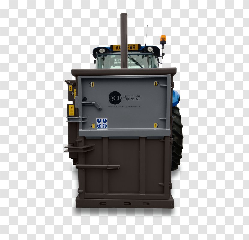Baler Compactor Agriculture Rubbish Bins & Waste Paper Baskets Recycling - Current Transformer - Tractor Transparent PNG