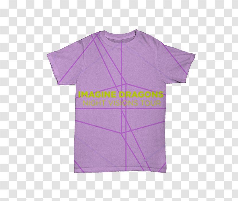 T-shirt Neckline All Over Print Clothing - Purple Transparent PNG