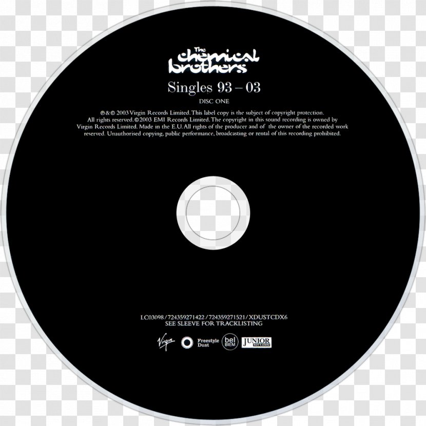 Compact Disc C-h-e-m-i-c-a-l Product Design The Chemical Brothers Wraith Squadron - Disk Storage Transparent PNG