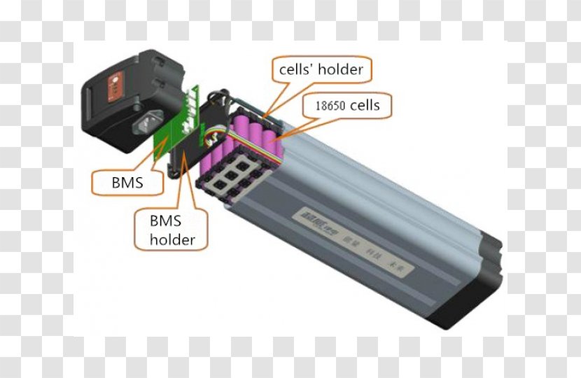 Battery Charger Electric Lithium-ion Bicycle Lithium Iron Phosphate - Technology - Electronics Accessory Transparent PNG