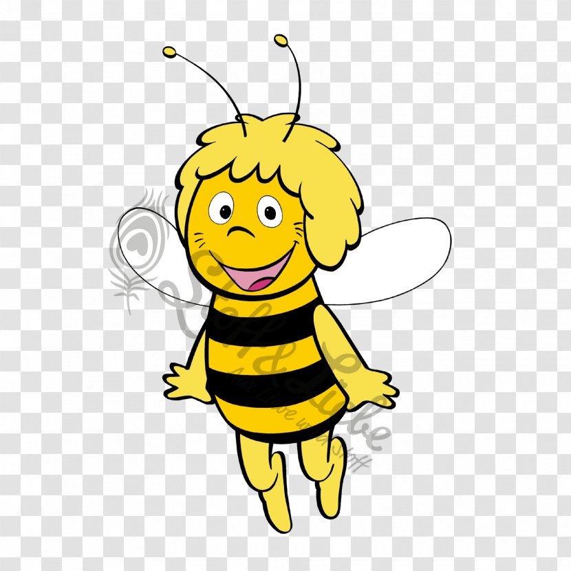 Honey Bee Maya The School Slate Clip Art - Smiley Transparent PNG