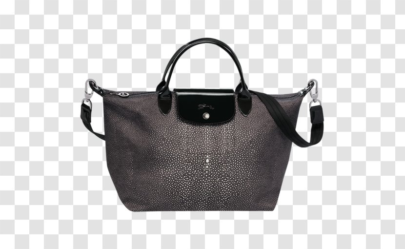 Handbag Tote Bag Longchamp Leather - Black - Collection Order Transparent PNG