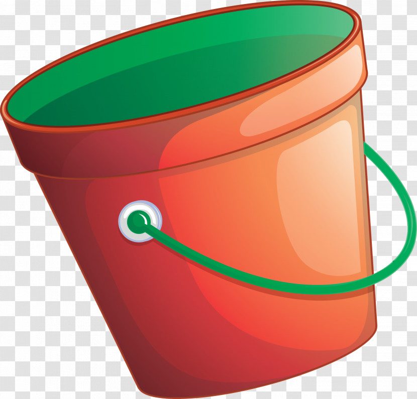 Flowerpot Plastic Bucket M Orange S.a. Transparent PNG