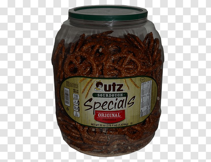 Pretzel Utz Quality Foods Ingredient Sourdough - Wheat-flakes Transparent PNG