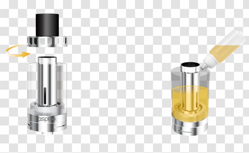 Electronic Cigarette Clearomizér Atomizer Vape Shop Tank - Pyrex - Juice Flow Transparent PNG