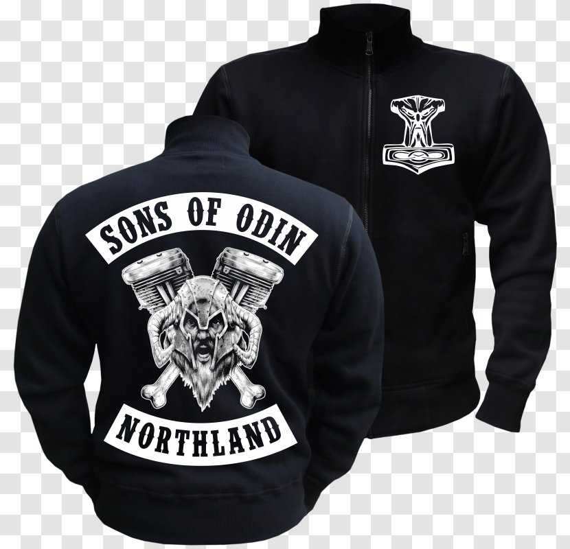 Sons Of Odin T-shirt Asgard Hoodie - Viking - Vikings Transparent PNG