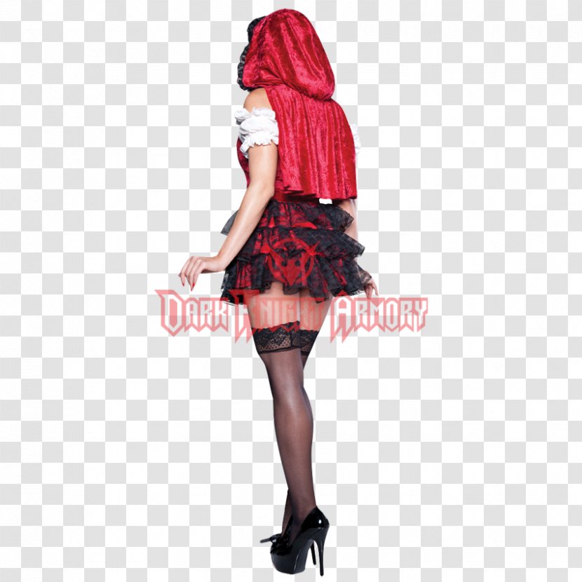 Little Red Riding Hood Costume Clothing Disguise Dress - Flower Transparent PNG